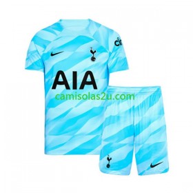 Camisolas de futebol Tottenham Hotspur Guarda Redes Criança Equipamento Principal 2023/24 Manga Curta